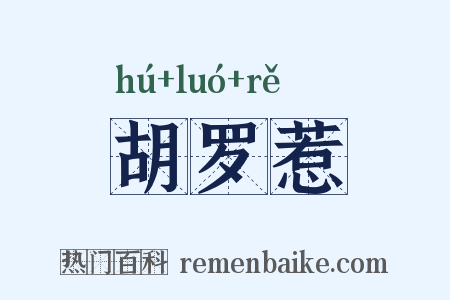 胡罗惹是什么意思的图片